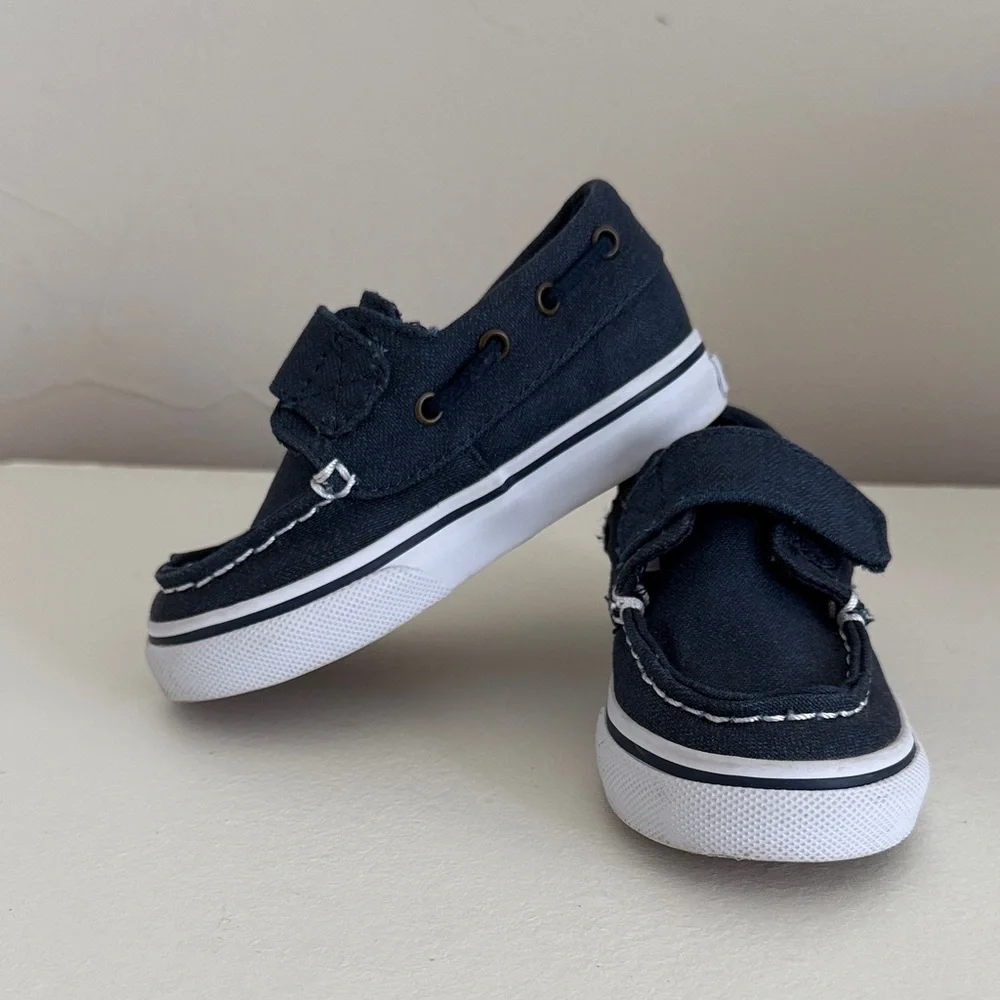 Vans•Dark Blue Moccasins•Size 7